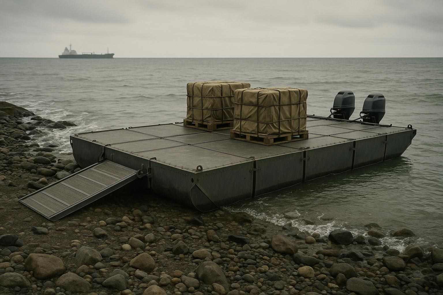 The Mexeflote in the Falklands: How a Modular Raft Turned Ships into Supply Depots